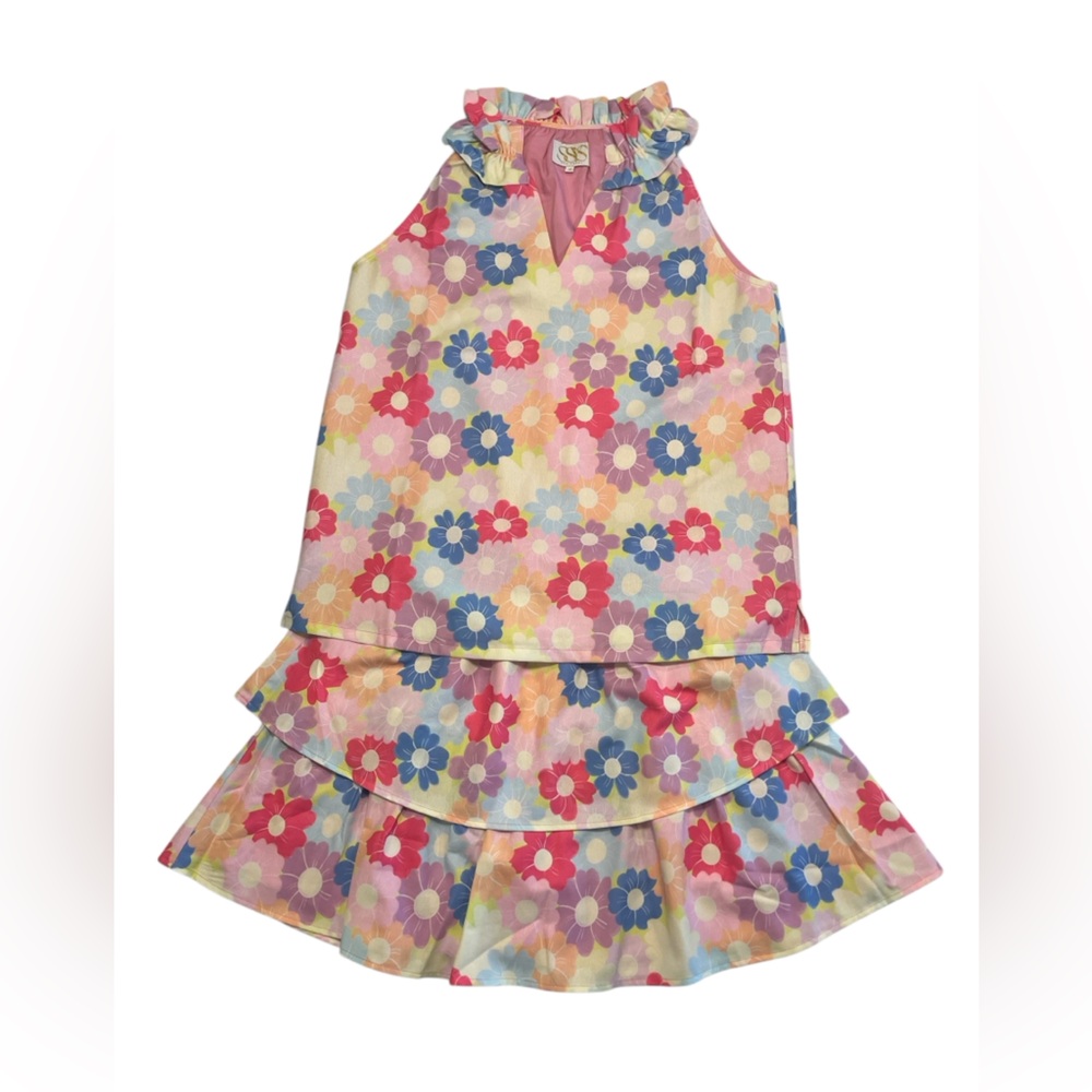 EUC SSYS 2 Piece Pastel Floral Skort and Top Size XS. - Picture 2 of 13